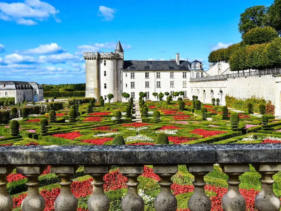 Château de Villandry et ses jardins en Touraine